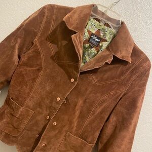 Wilsons Leather Brown Suede Jacket